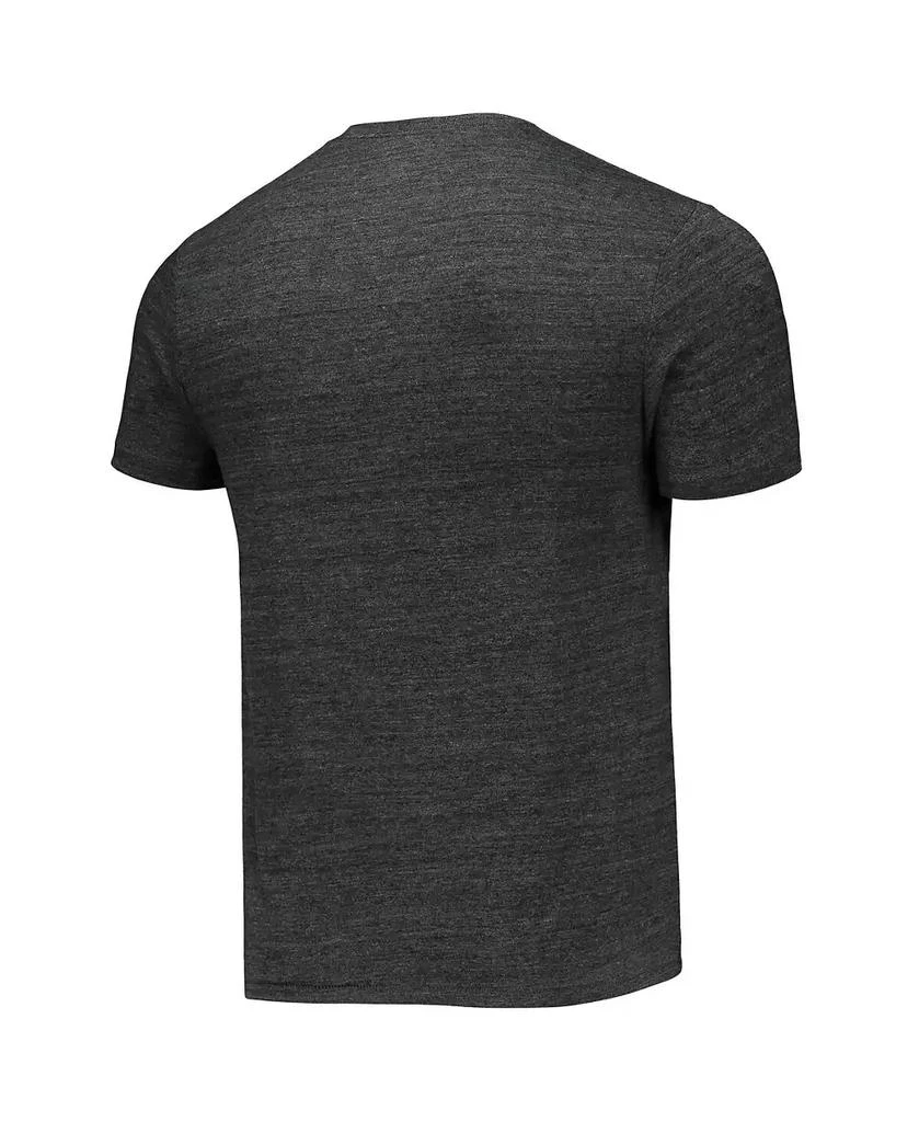 CHAMPION Men's Heathered Black Wake Forest Demon Deacons Tri-Blend T-shirt 3