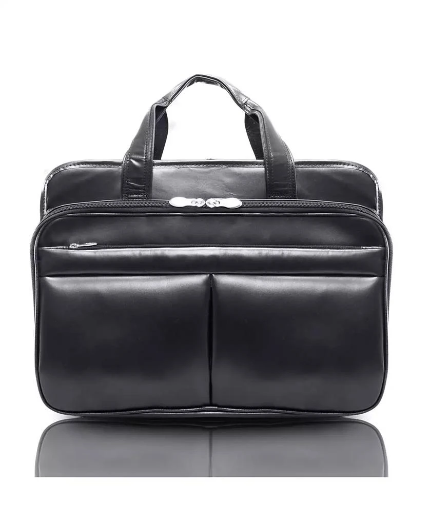 McKlein Walton 17" Laptop Briefcase with Removable Sleeve 2