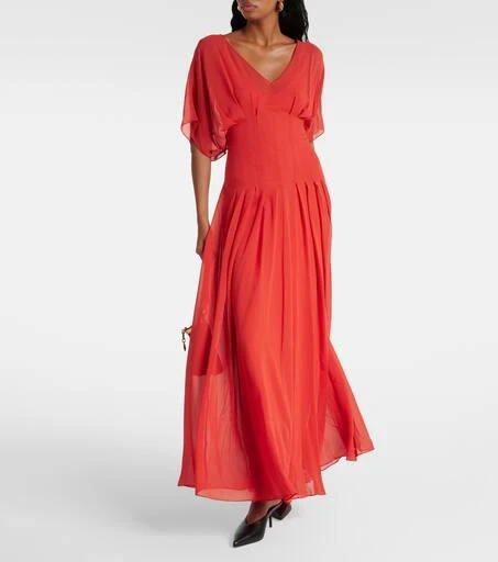 long sleeve formal dresses red Amazing Red Long Sleeves Prom Dress One-Shoulder Mermaid With Sequins