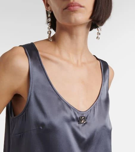 Dolce 
Gabbana Silk-blend top 4