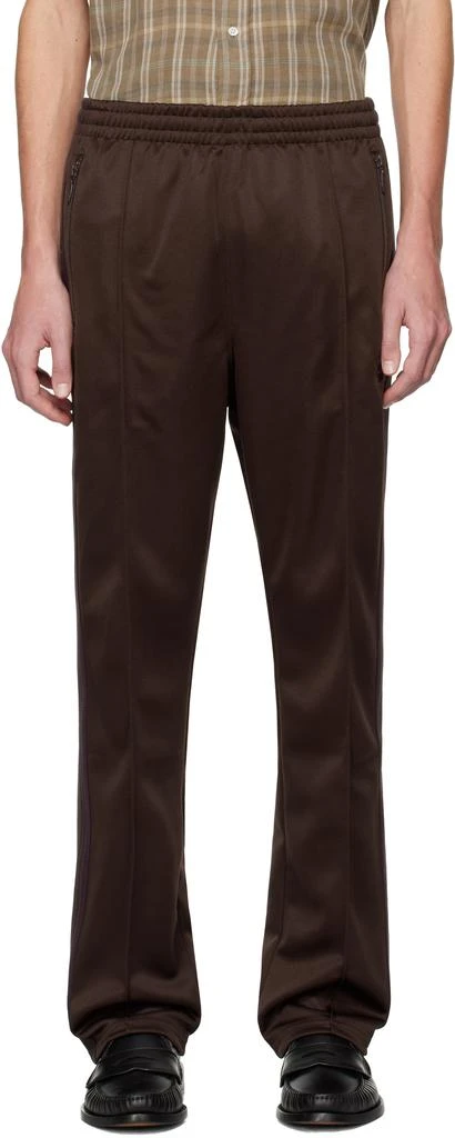 Needles Brown Narrow Track Pants 1