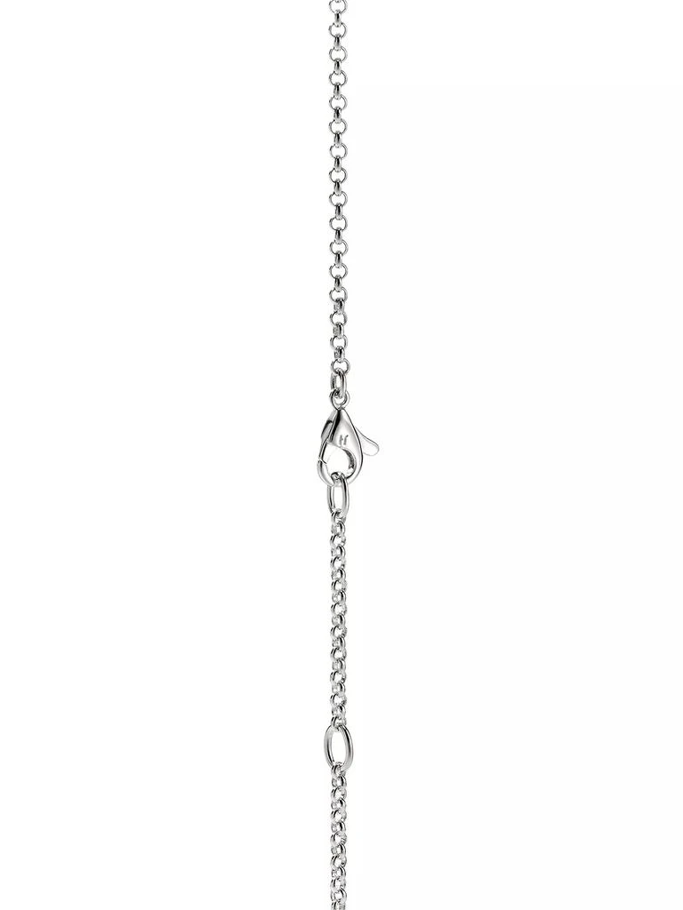 John Hardy Pebble Sterling Silver & 0.15 TCW Diamond Heart Pendant Necklace 5