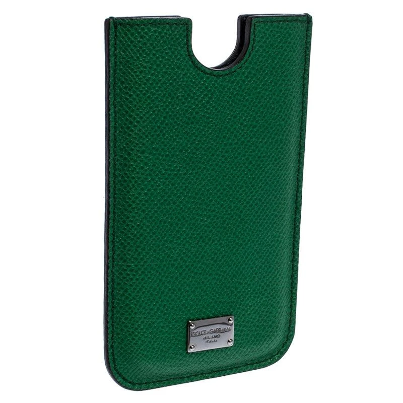 Dolce & Gabbana Green Leather Iphone 4 Case 2