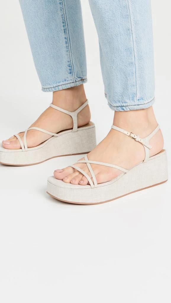 Reformation Zolanda Wedge Sandals 2