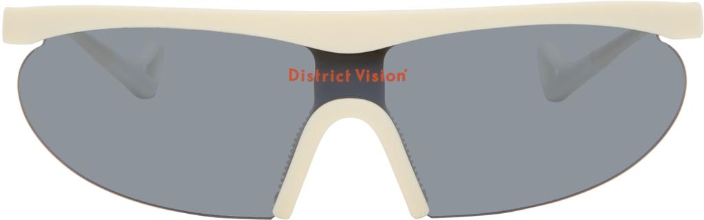 District Vision Beige Koharu Eclipse Sunglasses