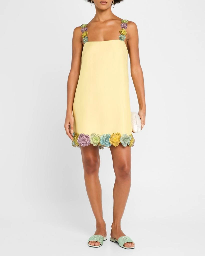 ALEMAIS Lolita Floral Beaded Mini Dress 2