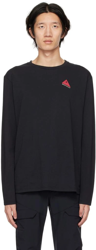 Klättermusen Black Runa Verkstad Long Sleeve T-Shirt 1