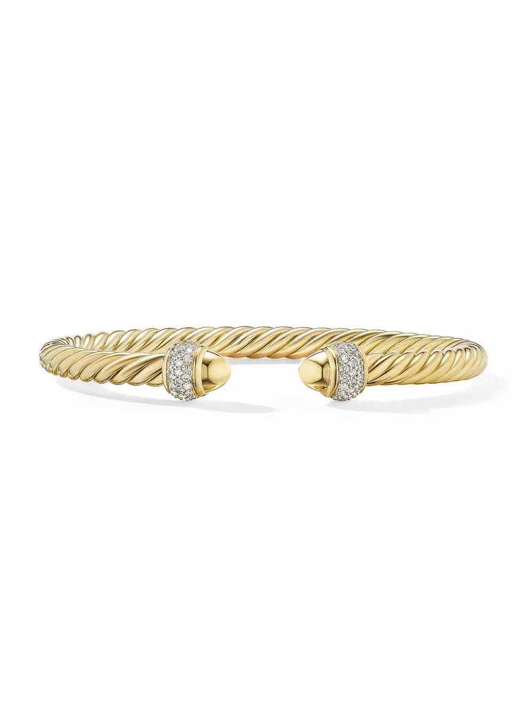 David Yurman Cable Bracelet In 18K Yellow Gold 1