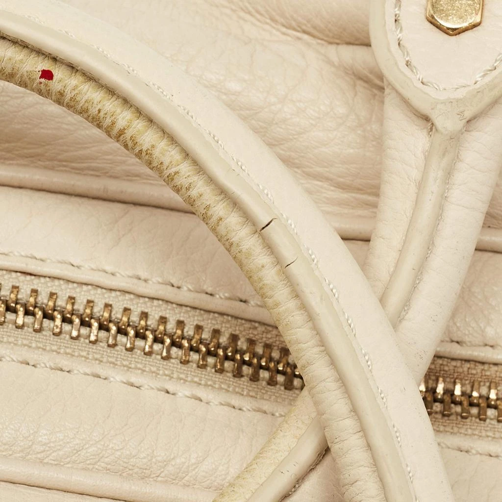 Marc Jacobs Marc by Marc Jacobs Off White Leather Classic Q Baby Groovee Satchel 9
