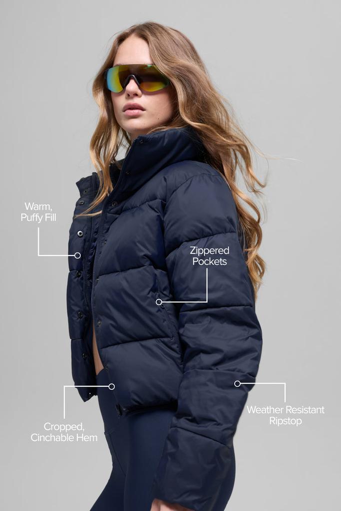 Alo Gold Rush Puffer - Navy