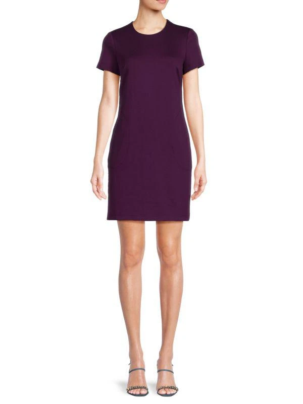 Calvin Klein Solid Mini T-Shirt Dress 1