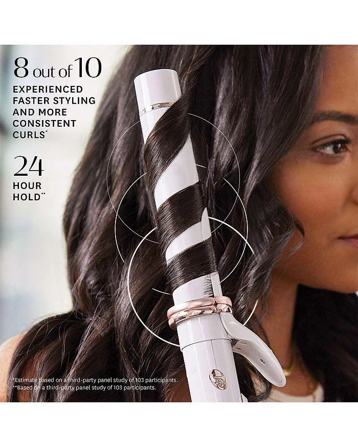 T3 CurlWrap 1.25" Automatic Rotating Curling Iron with Long Barrel 10