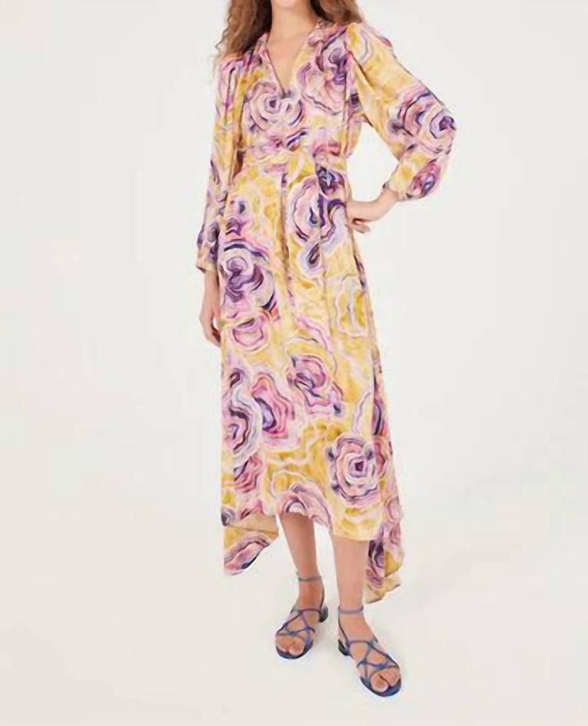 CHUFY Mila Maxi Dress In Mikkel Mustard