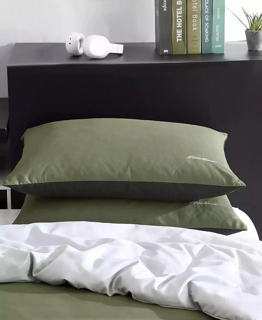 Eddie Bauer CLOSEOUT! Skyline Stripe Reversible 3 Piece Duvet Cover Set 9
