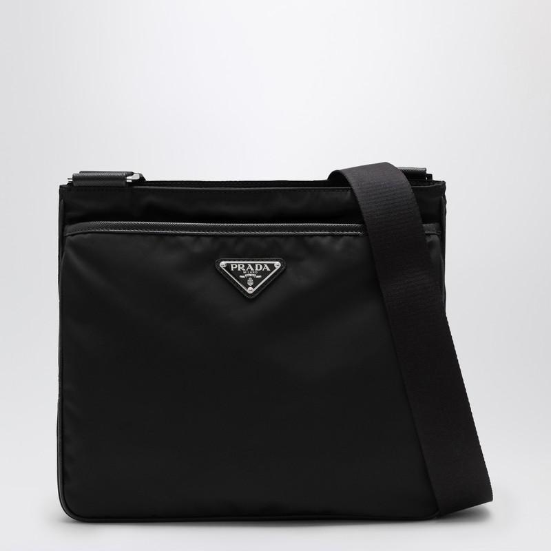 Prada Black cross-body bag in Re-Nylon and Saffiano leather