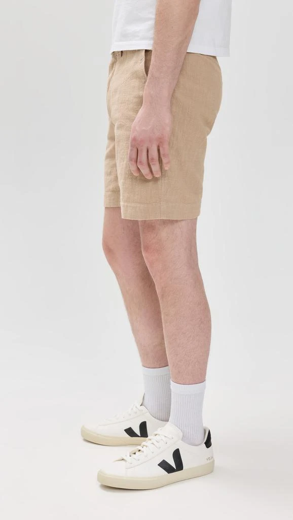 Billy Reid Slub Cotton Shorts 3