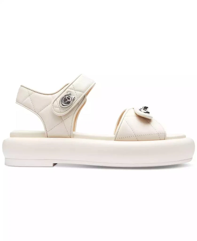 COACH Women's Peyton Double Buckle Flatform Sandals 2