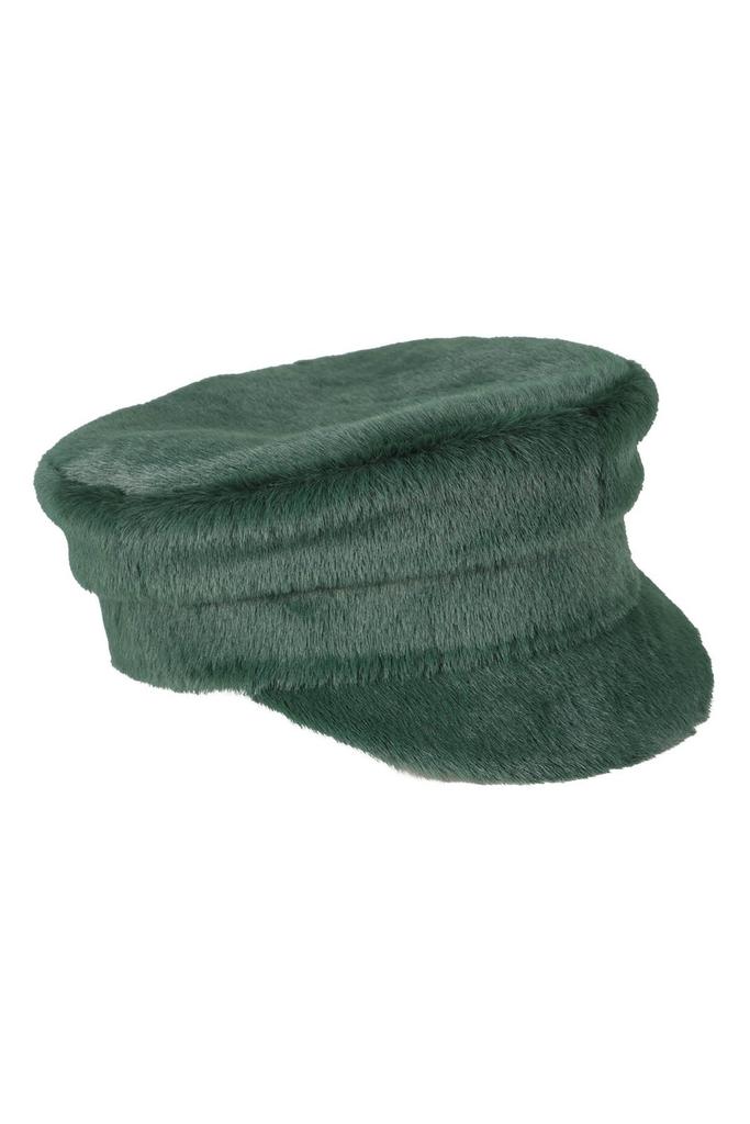RUSLAN BAGINSKIY Ruslan Baginskiy Furry Newsboy Cap