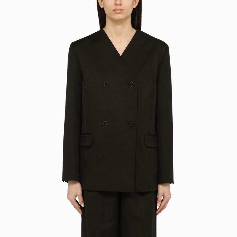 Loulou Studio Ivory Wool Blend Gary Coat - Jackets - BeyondStyle