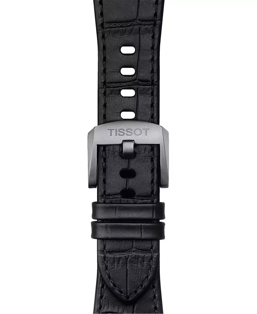 Tissot Official PRX Interchangeable Black Leather Watch Strap 2