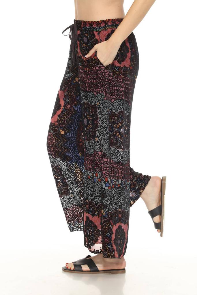 Johnny Was Johnny Was - Axelle Wide Leg Burnout Pant