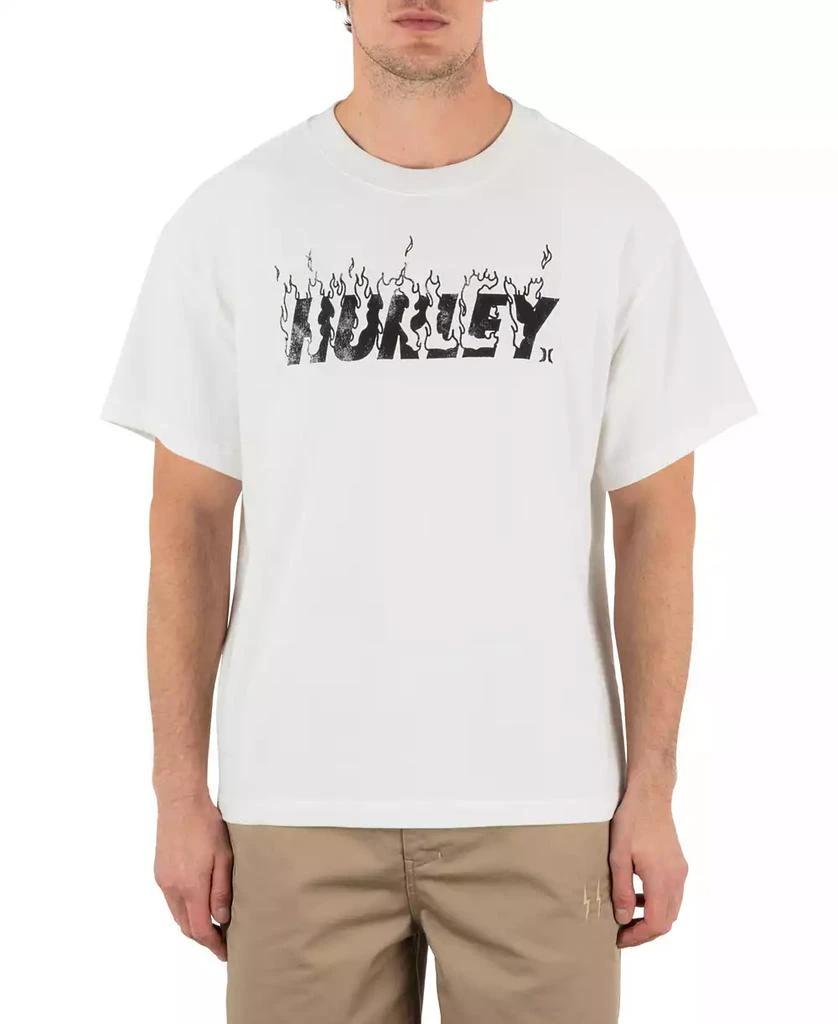 Hurley Men's Hurley On Fire Short Sleeve T-Shirt 1