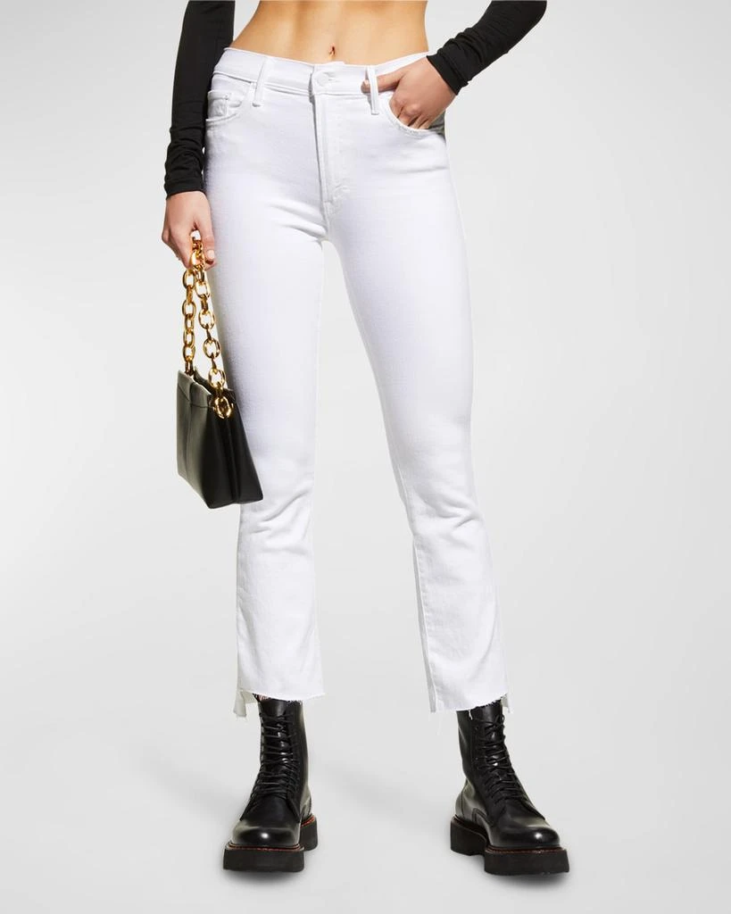 MOTHER The Insider Crop Step Fray Jeans 1
