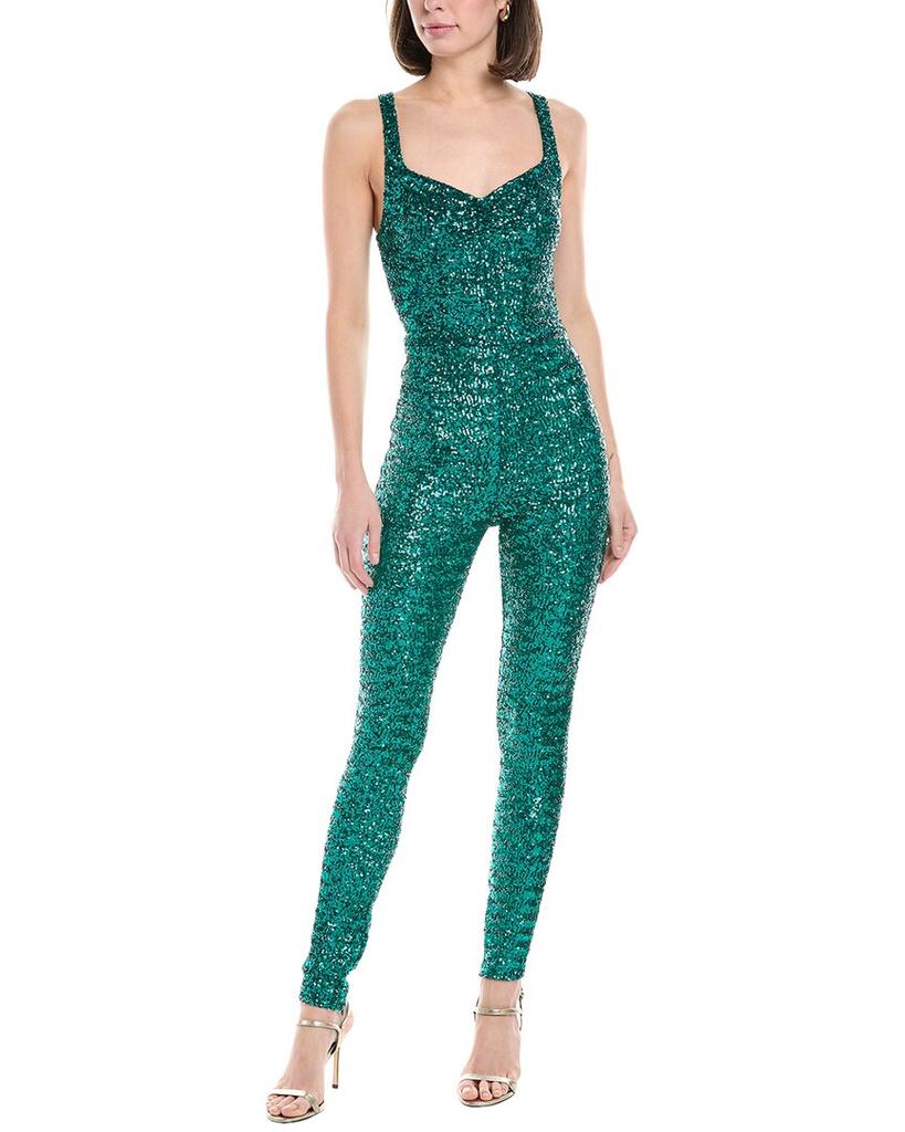 ELISABETTA FRANCHI Tuta Donna Sequin Jumpsuit