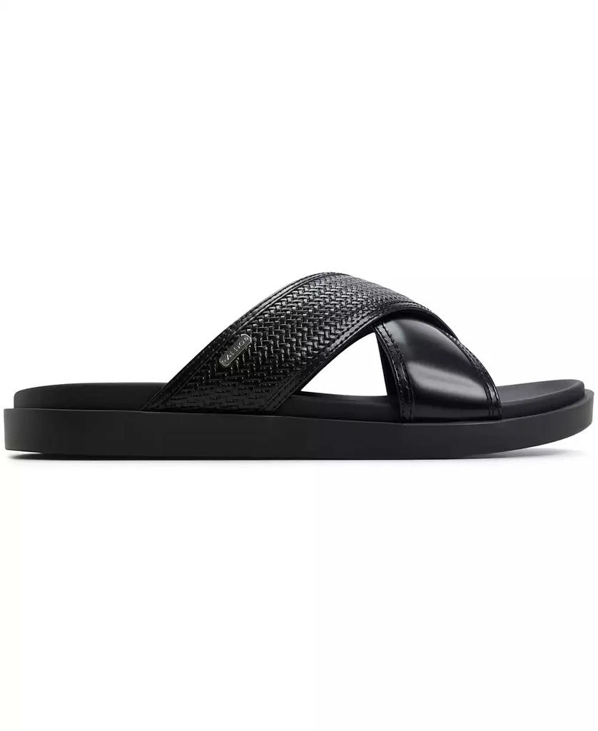 ALDO Men
s Mario Leather Slip On Sandals 5