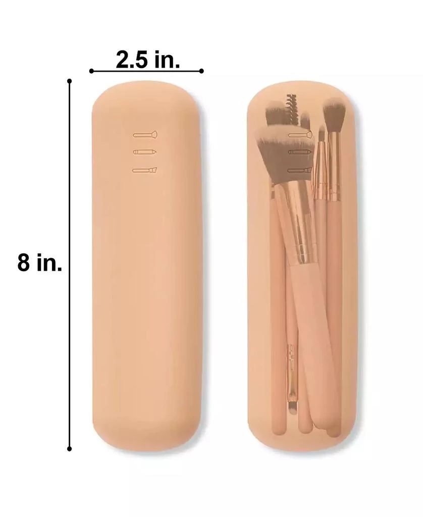 Sorbus 2 Pack Travel Cosmetic Makeup Brush Holder - Portable
Waterproof Silicone Organizer 3