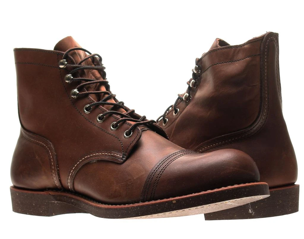 Red Wing Heritage 8111 Iron Ranger 6-Inch Cap Toe Amber Men's Boots 08111 1