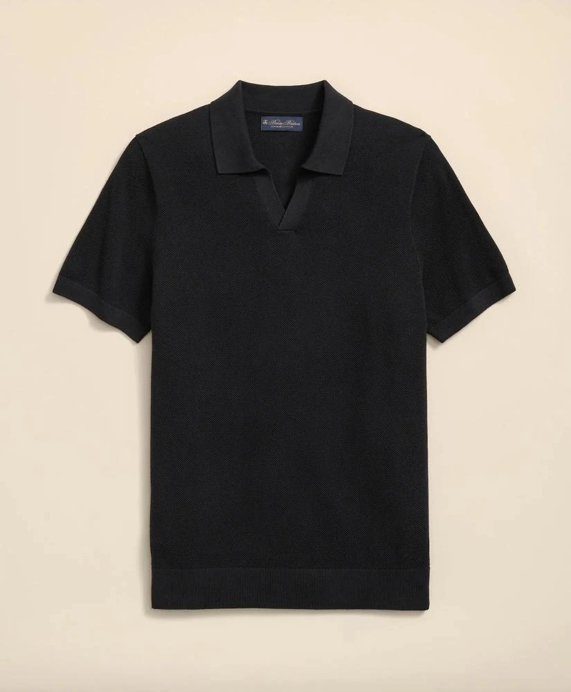 Brooks Brothers Supima® Cotton Johnny Collar Sweater 1