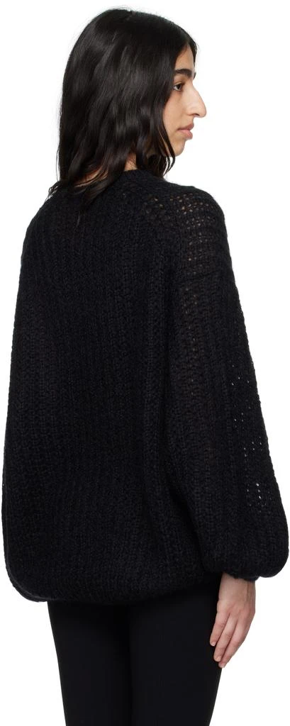 Totême Black Puffed Knit Sweater 3