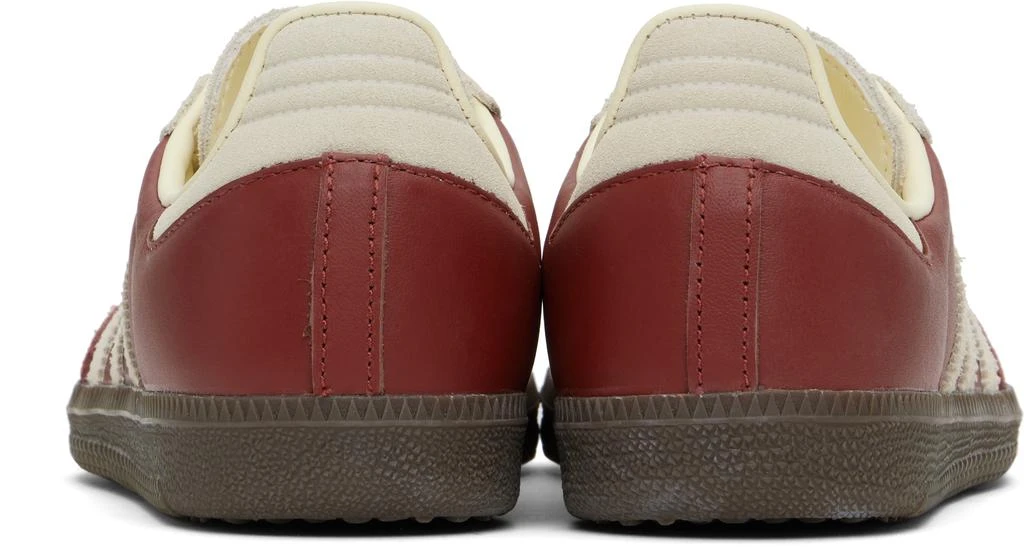 Adidas Burgundy & Off-White Samba OG Sneakers 2