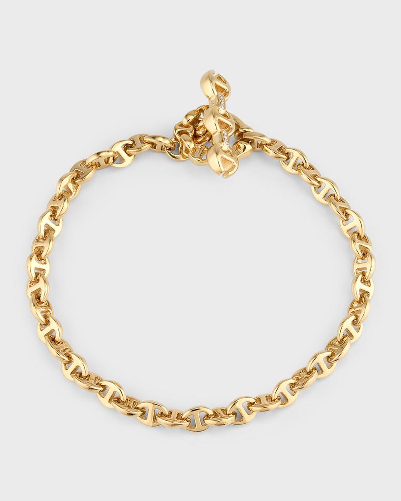 Hoorsenbuhs 18K Yellow Gold 3mm Open Link Bracelet