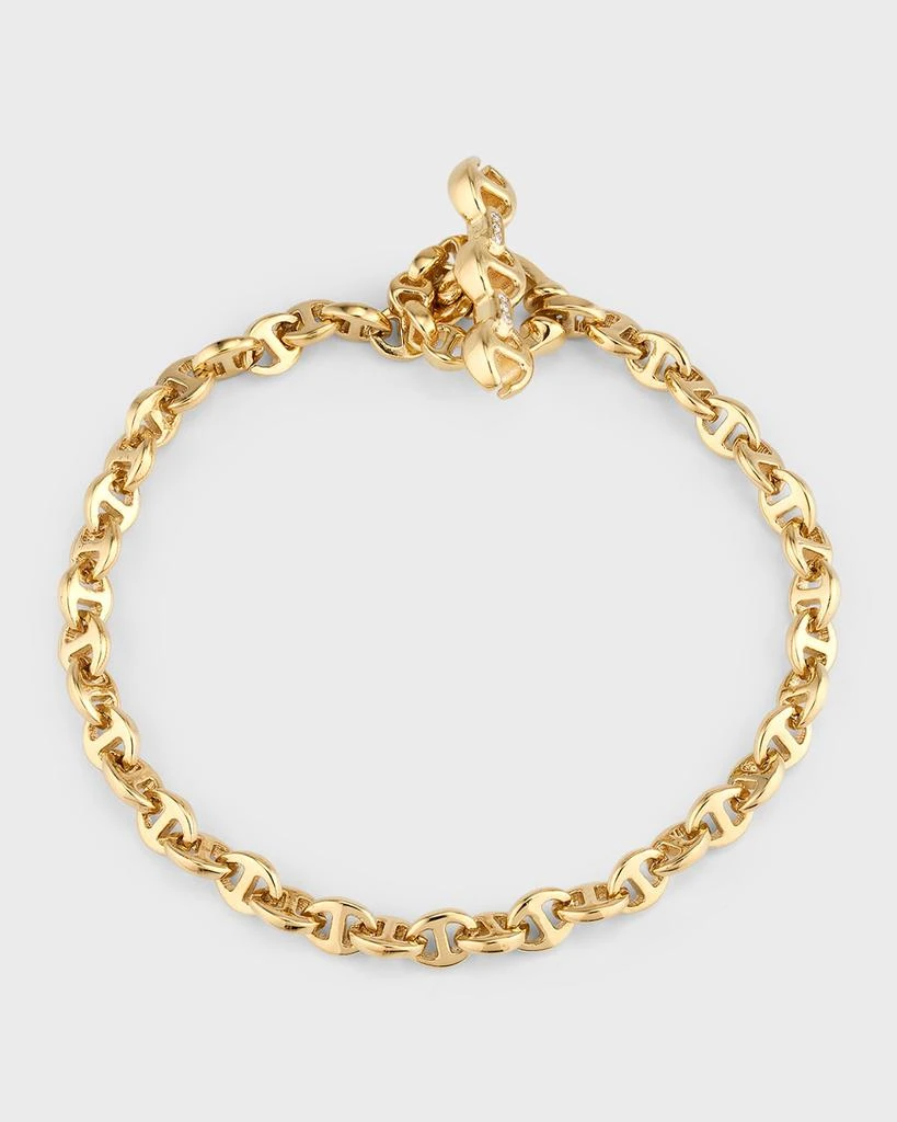 Hoorsenbuhs 18K Yellow Gold 3mm Open Link Bracelet 1
