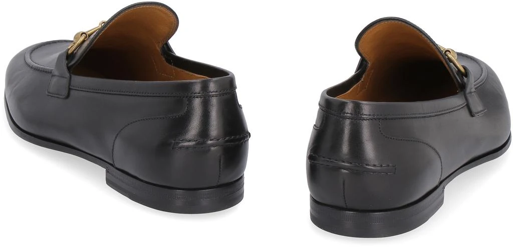 Gucci JORDAAN LEATHER LOAFERS WITH HORSEBIT 4