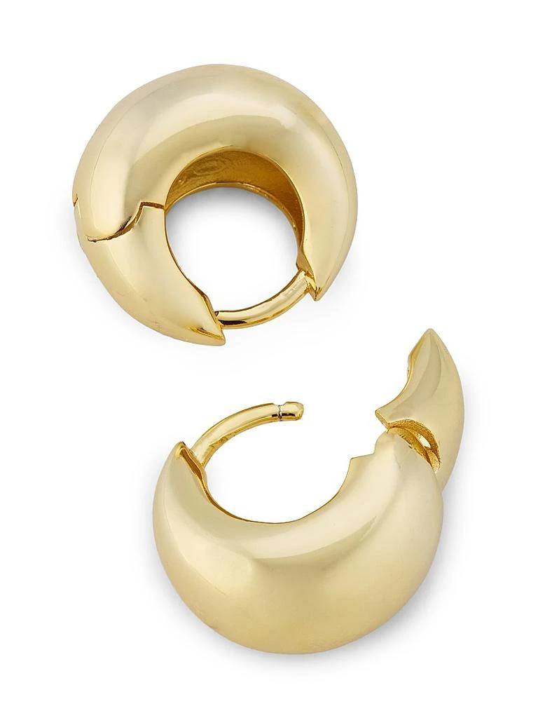 Shashi 14K Gold-Plated Vermeil Huggie Earrings 3