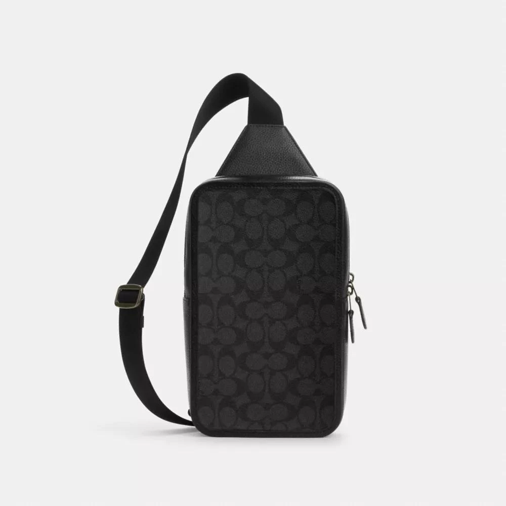 Coach Sullivan Pack In Signature Canvas 1