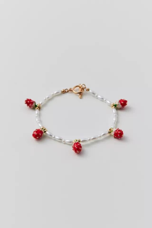 Urban Outfitters Fruit Pearl Toggle Bracelet 3