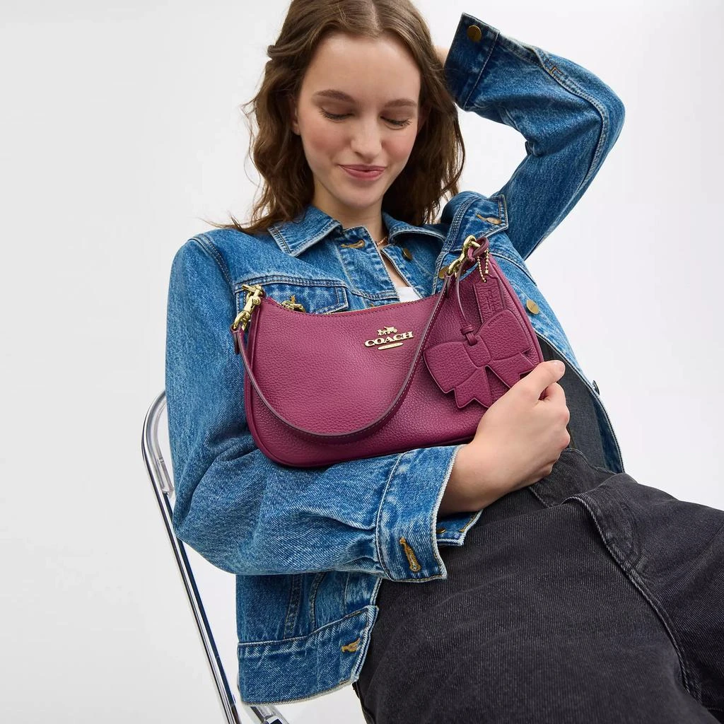 Coach Teri Shoulder Bag With Bow Charm 5