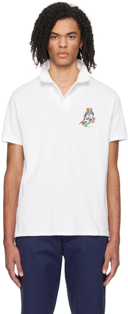 Ralph Lauren White Polo Bear Polo 1