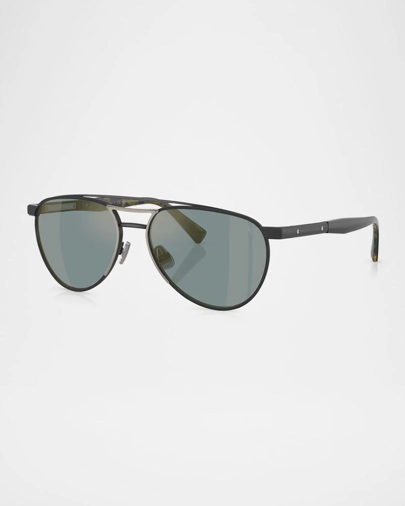 Brunello Cucinelli Men's BC2007ST Aviator Sunglasses 3