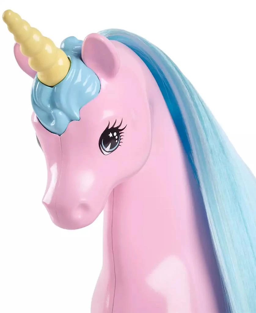 Barbie Fantasy Doll & Unicorn Toy Set - Includes Saddle, Brush, & Accessories 3