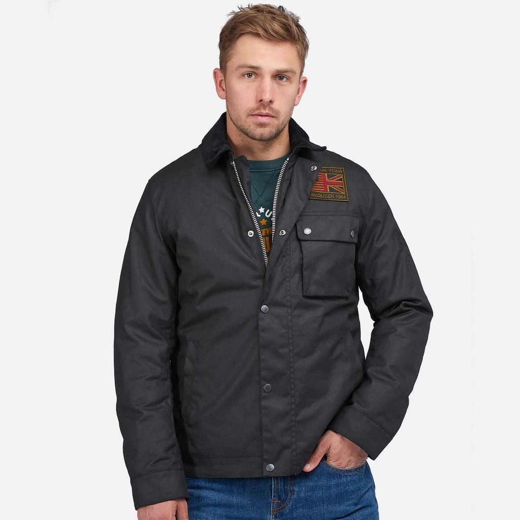 Barbour Barbour International X Steve McQueen Men's Workers Wax Jacket - Black 1