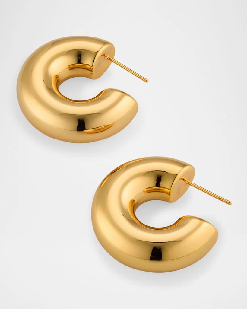 NEST Jewelry High Polish Chunky Hoop Earrings 3