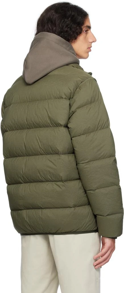 Stone Island Khaki 43028 Seamless Tunnel Nylon Down Jacket 3