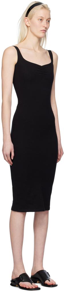 Gil Rodriguez Black Corazon Midi Dress