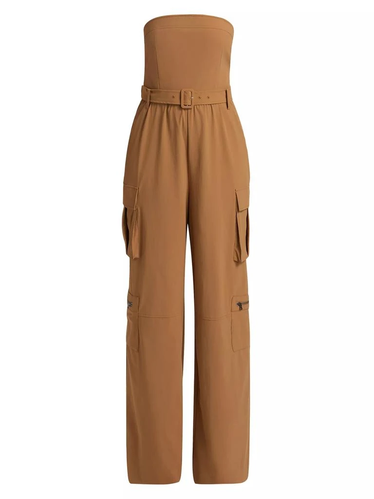 Alice + Olivia Sachiko Strapless Cargo Jumpsuit 1