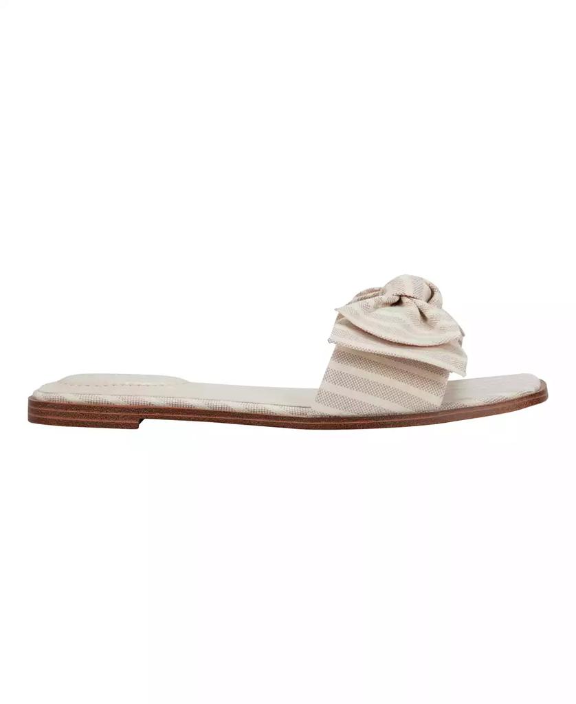 Bandolino Women's Violeta Bow Flat Slide Sandals